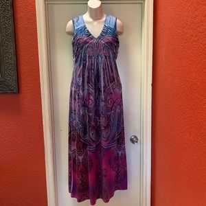 Style & Co Purple Paisley Dress